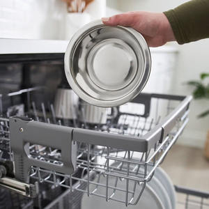 Haipin Support surélevé et bols de nourriture pour animaux de compagnie pour pattes en V en bois de manguier pour l'alimentation des chiens et chats avec mangeoires - Product Image 4