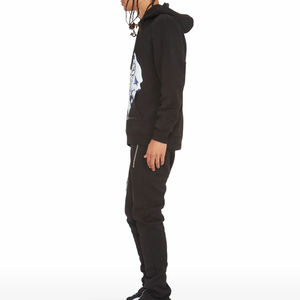 Nuevo ODM Chándales acampanados de alta calidad Jogger Hombres para conjuntos Pantalones con cremallera de invierno y chándales con capucha - Product Image 6