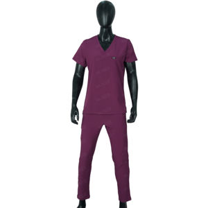 Blaze combat porter Premium personnalisé soins de santé gommages uniformes ensembles infirmière manches courtes uniformes hospitaliers sergé tissu unisexe pour - Product Image 4