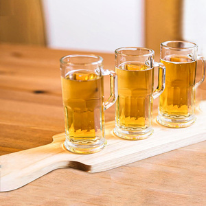 Nhà Máy Giá chuyến bay Bảng tre giữ rượu vang phục vụ hiển thị giá mái chèo cho Whisky bia uống lọ thủy tinh - Product Image 5