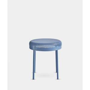 Taburete de metal de primera calidad con diseño elegante y asiento acolchado, ideal para interiores contemporáneos o vintage - Product Image 2