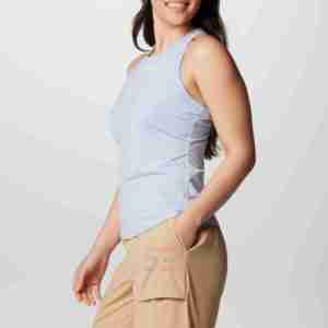 Women's Casual Style Sleeveless Compression Fitness Tank <b>Tops</b> 2025 Comfortable <b>Cropped</b> Ribbed Breathable Eco-Friendly Quick Dry - Product Image 4