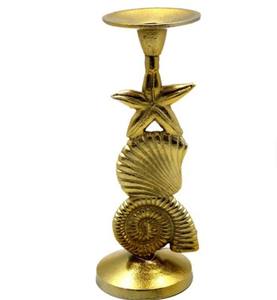 Bougeoir en aluminium couleur or au design moderne, support de pilier, imperméable, décoration de mariage pour la maison, table, vente en gros, en vrac - Product Image 6