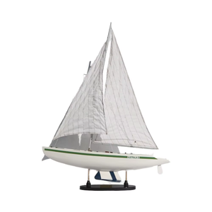 Producto Popular - Barco de Vela Vietnam II, Decoración Náutica para Mesa, Hecho a Mano con Madera Pintada, Regalos Originales - Product Image 1