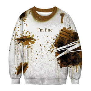 Vente en gros de sweat-shirt d'hiver pour femme imprimé par sublimation pull pour femme en vrac sweat-shirt 3D surdimensionné 2025 sweat-shirts pour femme - Product Image 4