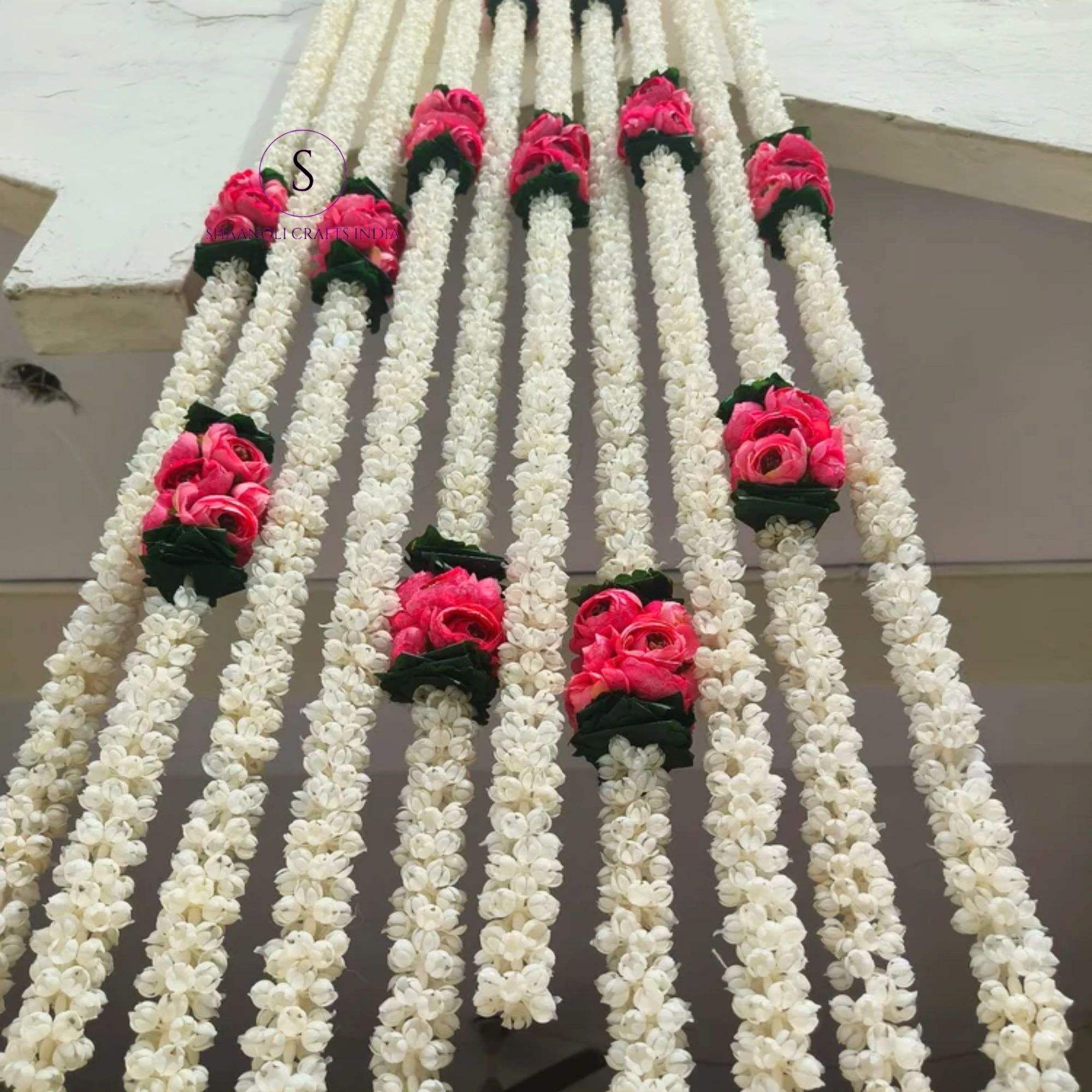 artificial flowers decor wedding mala