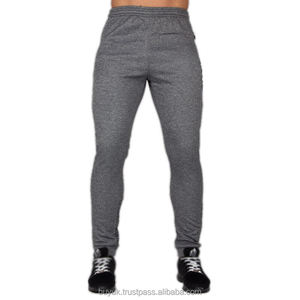 Men's High Quality Slim Fit <b>Joggers</b> High Waist Canvas Trackpants Casual Sweatpants for Running Gym Bodybuilding New Style - Product Image 4