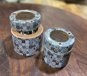 New Design <b>Mother</b> Pearl Inlay Wood Candle Jar Eco-Friendly Bakhoor Mubkhar Madkhan for Traditional Ramadan Eid Celebrations UAE - Product Image 2