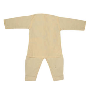 Shalwar Kameez brodé pour nouveau-nés garçons - Fawn - Product Image 5