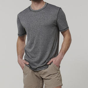 Nueva camiseta de gran tamaño de alta calidad Indemand para hombres 100% tela Premium de algodón suave de alta calidad con logotipo personalizado y bordado - Product Image 5