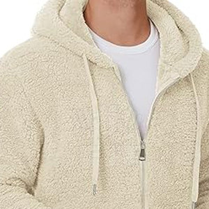 2024 nouveau Style hommes sweats à capuche bas prix avec la dernière conception 100% coton hiver vêtements de plein air Seherpa adultes taille sweats à capuche - Product Image 6