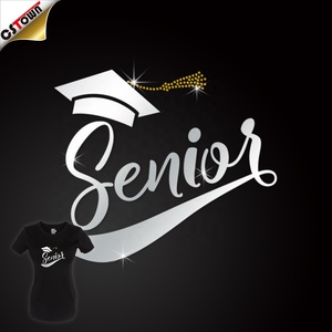 รีดติดเสื้อด้วยความร้อนประดับพลอยเทียม2024งานรับส่งด่วนทำจากพลอยเทียมสำหรับงานสำเร็จการศึกษาระดับอาวุโส - Product Image 6