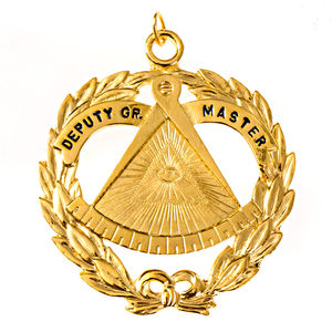 Master Mason Blue Lodge Collier Bijou Boussole Carrée Or Métal Briques Maçons Collier Maçonnique Grand Lodge Bijou Logo Personnalisé OEM - Product Image 5