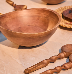 Cuencos de madera de mango para servir deliciosas pastas y postres Cuenco de madera de Color marrón decorativo hecho a mano más vendido - Product Image 3