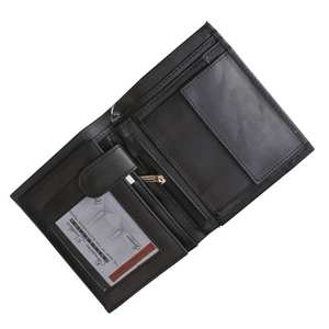 Portefeuille en cuir pour hommes, pliable, de haute qualité, bourse à la mode - Product Image 3