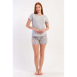 KADIN P.SUPREM O YAKA KISA KOL SORT TAKIM - GRIS - GRIS - Product Image 2