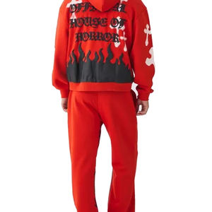 Sweat à capuche vintage en coton 100% lourd personnalisé pour hommes, lavage à l'acide, logo imprimé en relief, transfert thermique DTF, logo imprimé en relief - Product Image 5