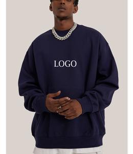 เสื้อฮู้ดดี้โอเวอร์ไซส์สไตล์วินเทจสำหรับผู้ชาย พิมพ์ลายดิจิทัลสำหรับฤดูหนาว ผ้าคอตตอนหนานุ่ม ระบายอากาศได้ดี คอกลม ปักโลโก้แบบนูน 3 มิติ - Product Image 1