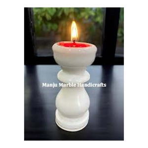 Forte demande indien qualifié à la main marbre incrustation amour écologique bougeoir vadrouille Floral polonais hôtel décoration cadeau utilisation - Product Image 5