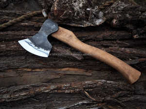 Hachas de acero de Damasco de alta calidad, uso multiusos, diferentes colores con mango de madera, diseño Popular para acampar - Product Image 6