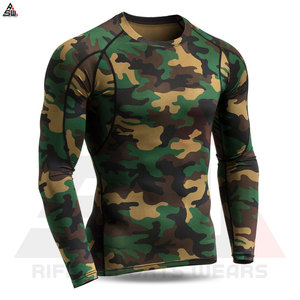 Wholesale Customized Soft Neck Long Sleeve <b>Compression</b> <b>Shirt</b> Unisex Breathable Quick Drying Sublimation Fitness 100% Polyester - Product Image 5