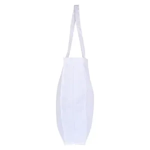 Sac fourre-tout en jute écologique à soufflets (lot de 5) 35,5 cm x 40,6 cm x 10,2 cm, taille moyenne, impression par transfert thermique, usage quotidien, option cadeau, avec corde - Product Image 3