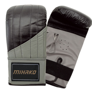 Real Manufacturer's Leather Boxing Gloves 8oz Sparring PVC <b>Bag</b> Mitts With <b>Punching</b> Features Printed Pattern Sporting Applicable - Product Image 2