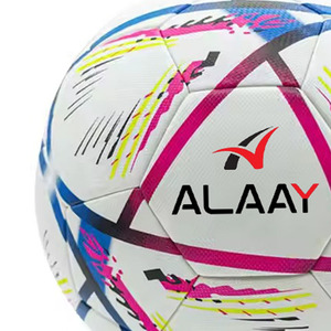 Alaay Custom Logo Soccer Football Ball Hot Sales Official Size 4 5 PU Material for <b>Match</b> and Training - Product Image 4