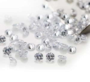 Diamant de laboratoire rond de 4,10 mm, taille libre, clarté DEF VVS-VS, pour la fabrication de bijoux - Product Image 3