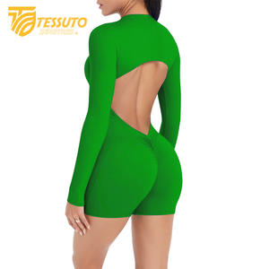 Trajes de Baño Personalizados de Una Pieza, Mono Deportivo para Gimnasio, Fitness, Yoga, Sexy para Mujer, Mono Deportivo sin Espalda - Product Image 3