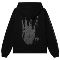 Sweat-shirts personnalisés pour hommes en mélange polyester/coton, imprimés en relief, sérigraphiés, coupe oversize, épaules tombantes, collection automne