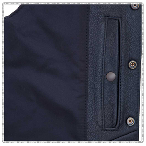 Venta al por mayor nueva ropa de motorista personalizada Chaleco de cuero duradero para Hombre Ropa exterior de invierno servicio OEM material de lona para motocicleta - Product Image 4