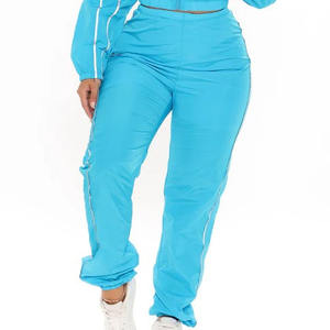 Ensemble de survêtement de luxe pour femmes en gros, fabrication de qualité supérieure, jogging personnalisé, ensemble 2 pièces, survêtement contrasté pour femmes - Product Image 5