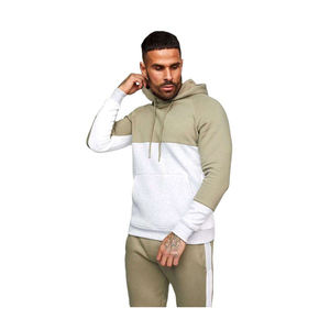 Conjunto corto de dos piezas personalizado, chaqueta con cremallera, chándal de poliéster con cremallera, chándal cortavientos para hombre - Product Image 4