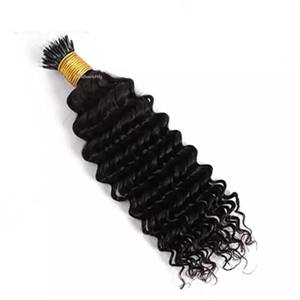Superbe look lâche bouclés Neno anneau extension non transformés cheveux humains indiens naturel couleur noire cheveux bouclés au prix de gros - Product Image 2