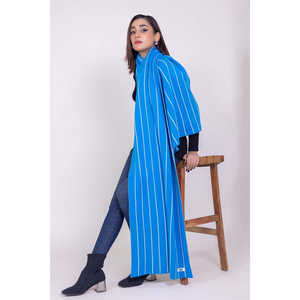 Chal Largo de Poliéster con Rayas Jacquard para Mujer W-AP-22-324770 - Accesorio Elegante y con Estilo - Product Image 4