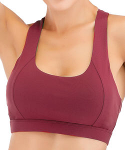 Sujetador Deportivo Personalizado de Talla Grande, Soporte Medio, Transpirable, de Secado Rápido, que Absorbe la Humedad, para Gimnasio, Yoga, Entrenamiento Físico - Product Image 1