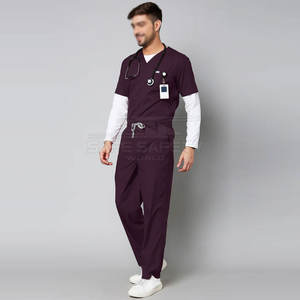 Hospital Scrubs hombres uniforme mejor precio Scrub trajes médicos Scrub trajes para hombres en el mejor precio - Product Image 4