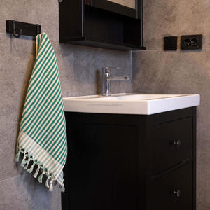 Chizgi Handloom toallas turcas, al por mayor, de lujo, cocina, baño decoración del hogar blanco y negro - Product Image 6