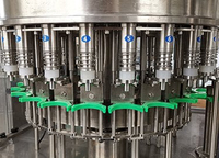 Ligne de production complète A-Z 3 en 1 pour le remplissage d'eau en bouteilles pour animaux de compagnie, machine de remplissage d'eau automatique de 200 à 200 ml