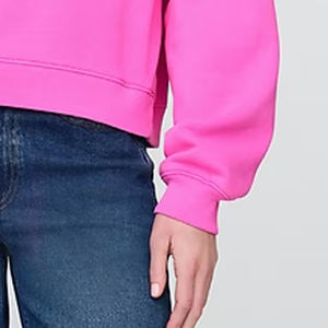 เสื้อสเวตเชิ้ตผู้หญิงทรงหลวม แขนยาว ดีไซน์ไหล่ตก สวมใส่สบาย พร้อมบริการออกแบบโลโก้ตามสั่ง เหมาะสำหรับใส่ลำลอง - Product Image 4