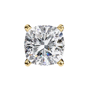 Luxe 14K Or Jaune IGI Certifié À La Mode Étincelant Solitaire Lab Cultivé Diamant Brillant Coupe Boucles D'oreilles CVD/HPHT Traité - Product Image 3