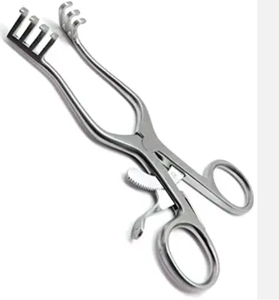 Retractores Quirúrgicos Weitlaner, Instrumentos Quirúrgicos, Retractor Autoajustable, Separador de Piel de Acero Inoxidable, Manual - Product Image 2