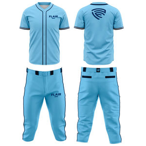 Vente en gros conception personnalisée sublimation respirante ensemble de maillot de baseball grande taille chemise à la mode pour vêtements de softball - Product Image 1