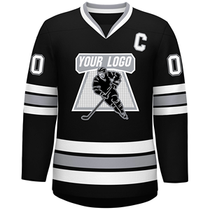 Camiseta de hockey con logotipo personalizado para hombre, camiseta de hockey sobre hielo única al por mayor, camisetas de hockey sobre hielo con impresión por sublimación personalizadas para hombre - Product Image 5