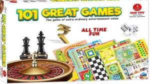 Ensemble de tenture murale multi-jeux ultime 101 jeux de bricolage écologiques pour un plaisir sans fin Design moderne Salon Diwali Graduation - Product Image 2