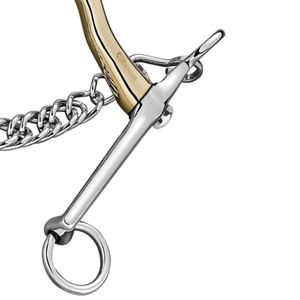 WEYMOUTH Low Port Offset Cuprum Horse Mouth Bits ecuestres de acero inoxidable de alta calidad - Product Image 4