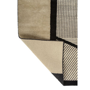 Aiwl-3072 <b>Boho</b> Style Geometric & Abstract Pattern Hand Knotted Wool <b>Rug</b> in Grey & Black for Home-for Living Room Bedroom Hallway - Product Image 5