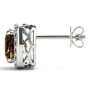 Alta calidad 925 plata esterlina chapada en oro de lujo VVS Moissanite tornillo trasero Stud pendientes lindo personalizado fino regalo de aniversario - Product Image 6