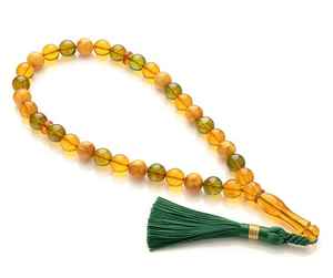 Cristal de Aventurina verde Tasbeeh 100 cuentas 8MM cuentas de oración musulmana islámica Misbaha Hakik Sufi para Aqeeq y Tasbeeh Favor - Product Image 3